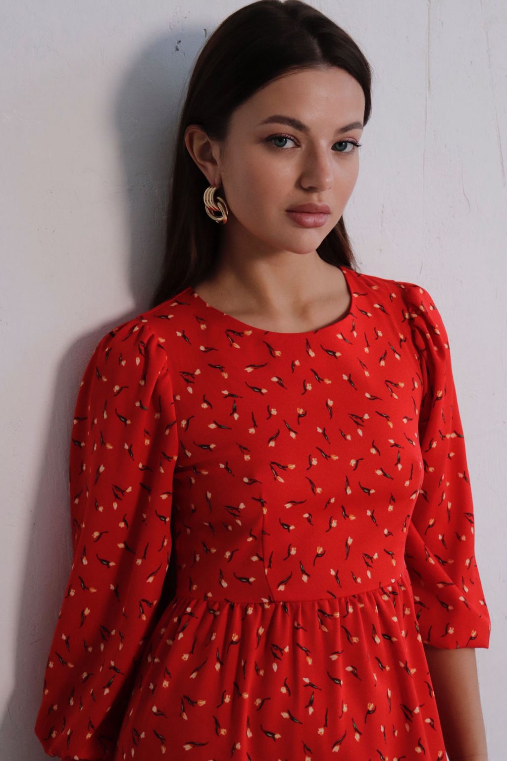 Платье с присборенной юбкой - Martichelli фото 38