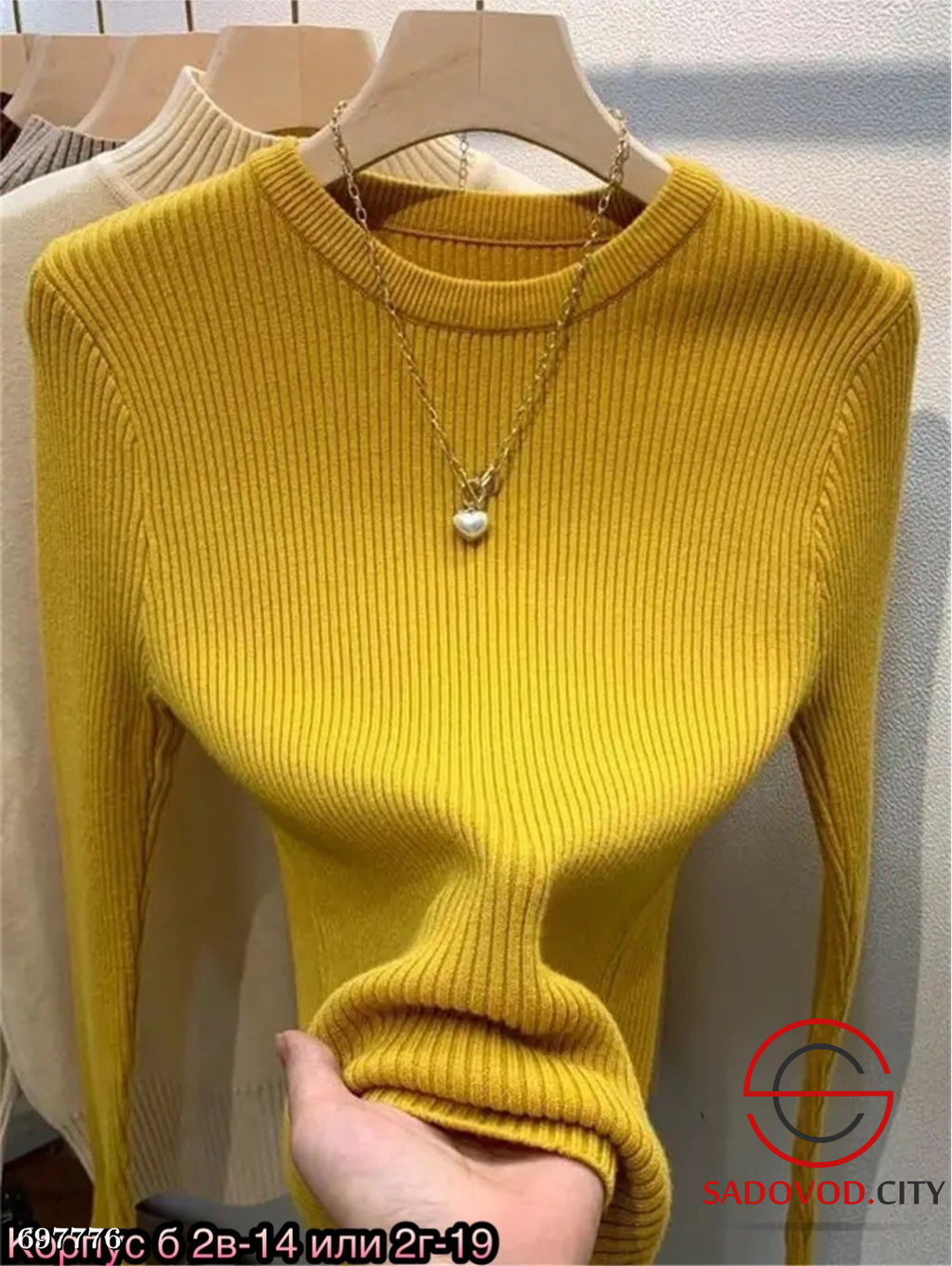 Водолазка женская рубчик базовая - Bruno фото 3