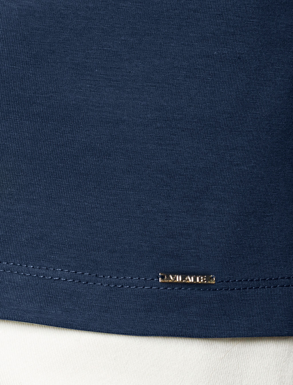 Топ из премиального хлопка с эластаном - Vilatte фото 2