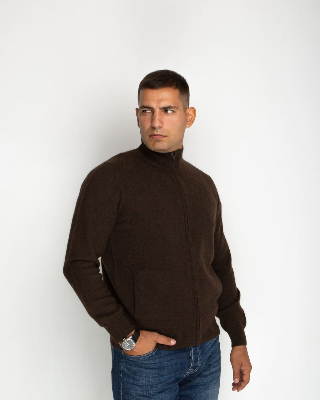 Джемпер мужской из пуха яка 08182 ТК