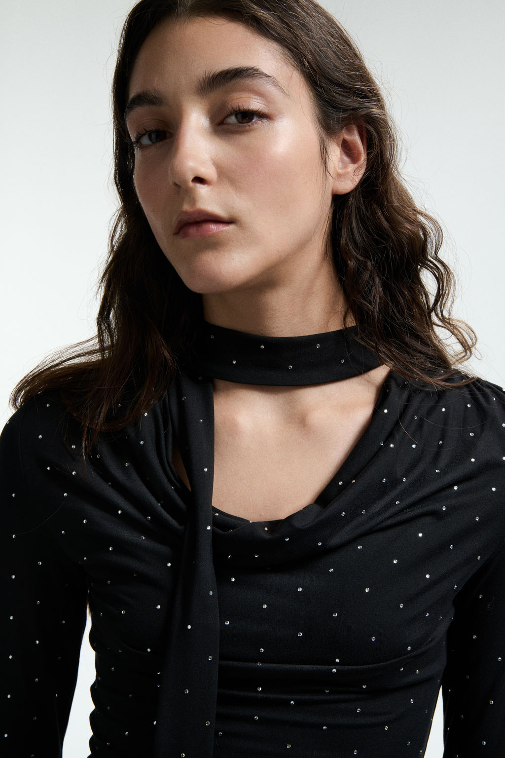 Top con detalle de fular - H&m фото 5