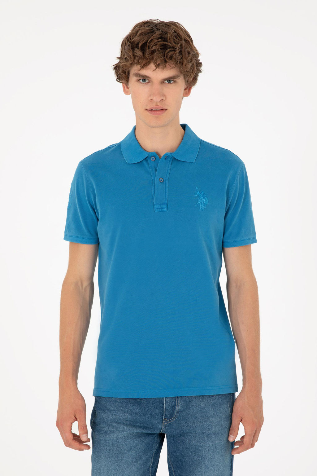 Мужская базовая футболка Saks Неожиданная скидка в корзине - U.s. polo assn фото 10