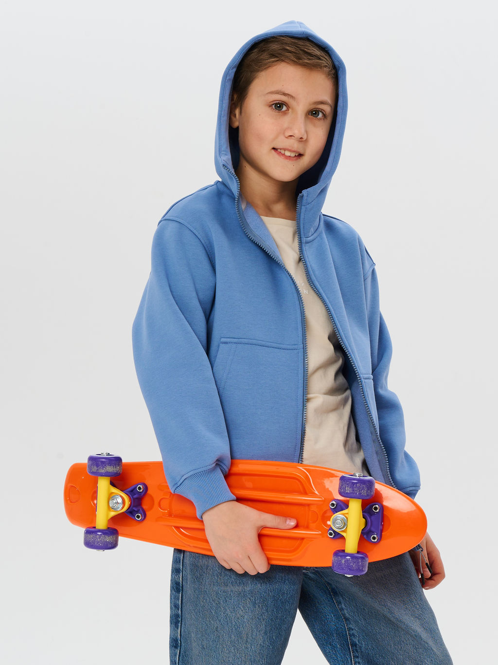 Толстовка детская 23834-449 футер васильковый - Avese фото 78