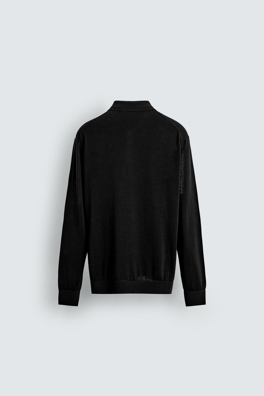KNIT COTTON-SILK POLO SHIRT - Zara фото 8