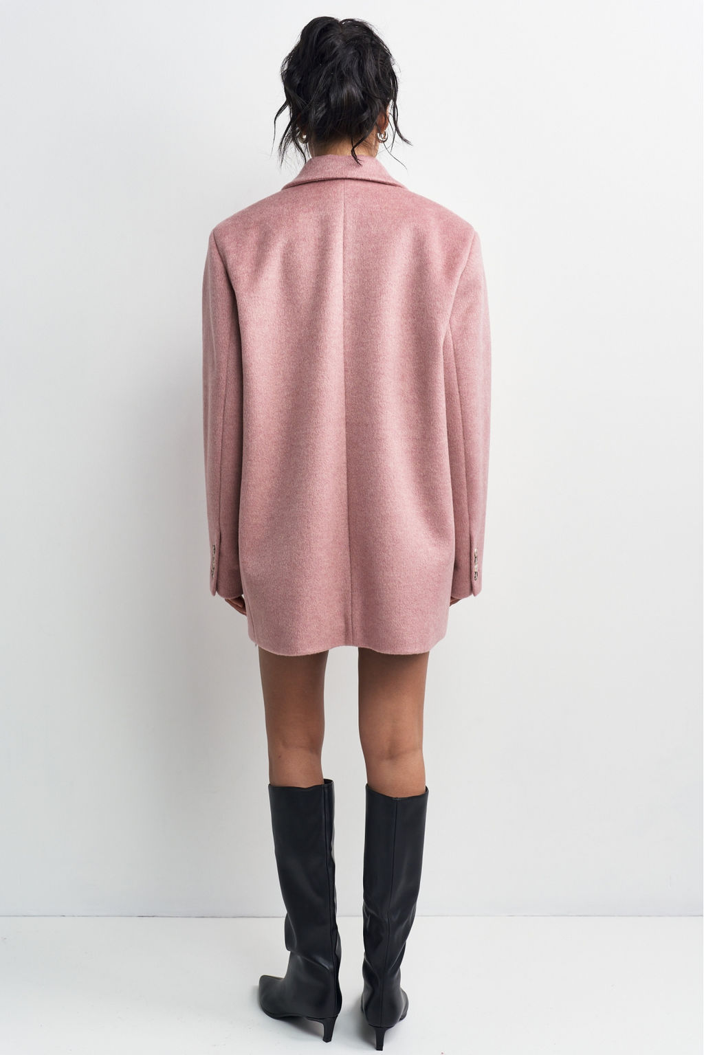 Пальто-жакет Розовый - Erist store фото 2