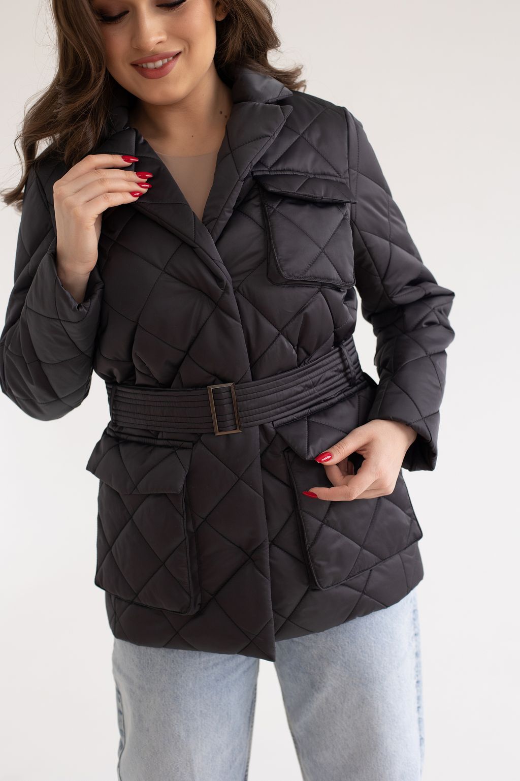 Куртка женская демисезонная 24230 (черный) - Kankan фото 13