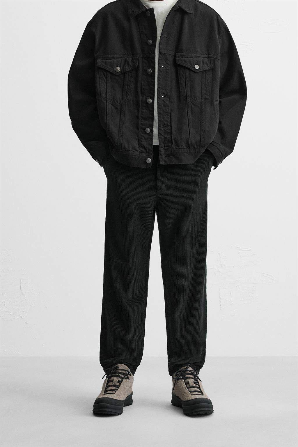 CARROT FIT CORDUROY TROUSERS - Zara фото 2
