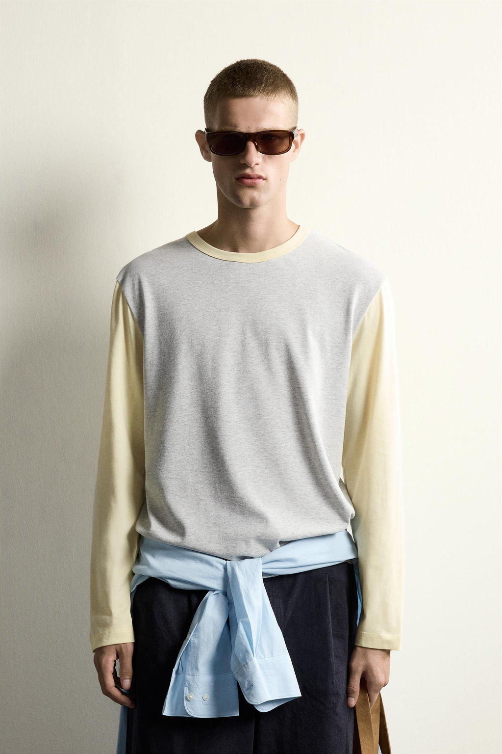 CAMISETA RELAXED FIT COLOR BLOCK / Multicolor - Zara фото 2