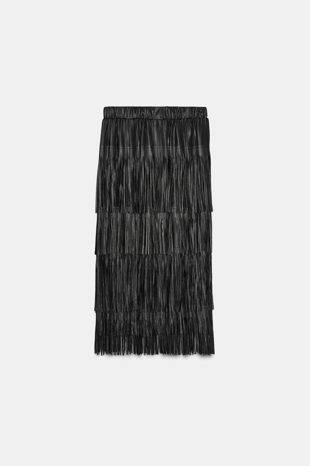 FRINGED MIDI SKIRT - Zara фото 2