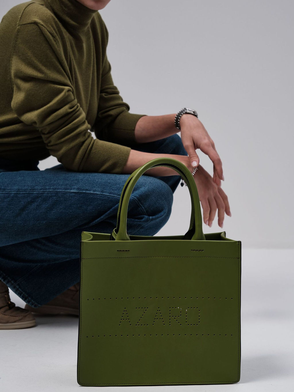 Сумка Azaro 30586 зеленый бамбук