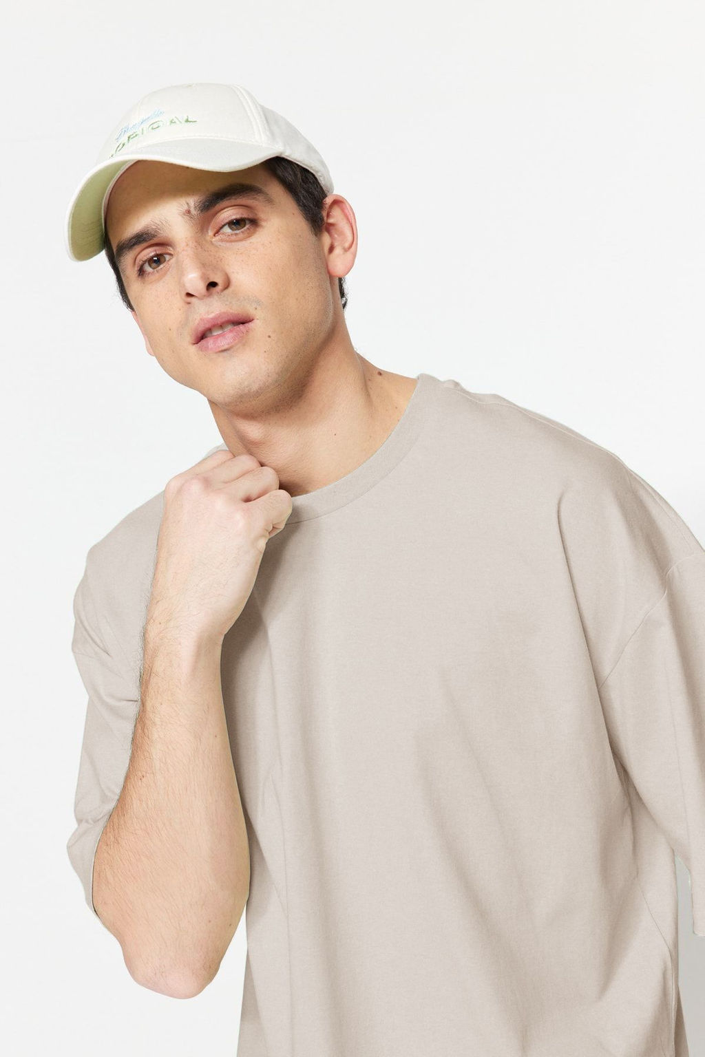 Tas Oversize/Genis Kesim %100 T-Shirt TMNSS22TS0318