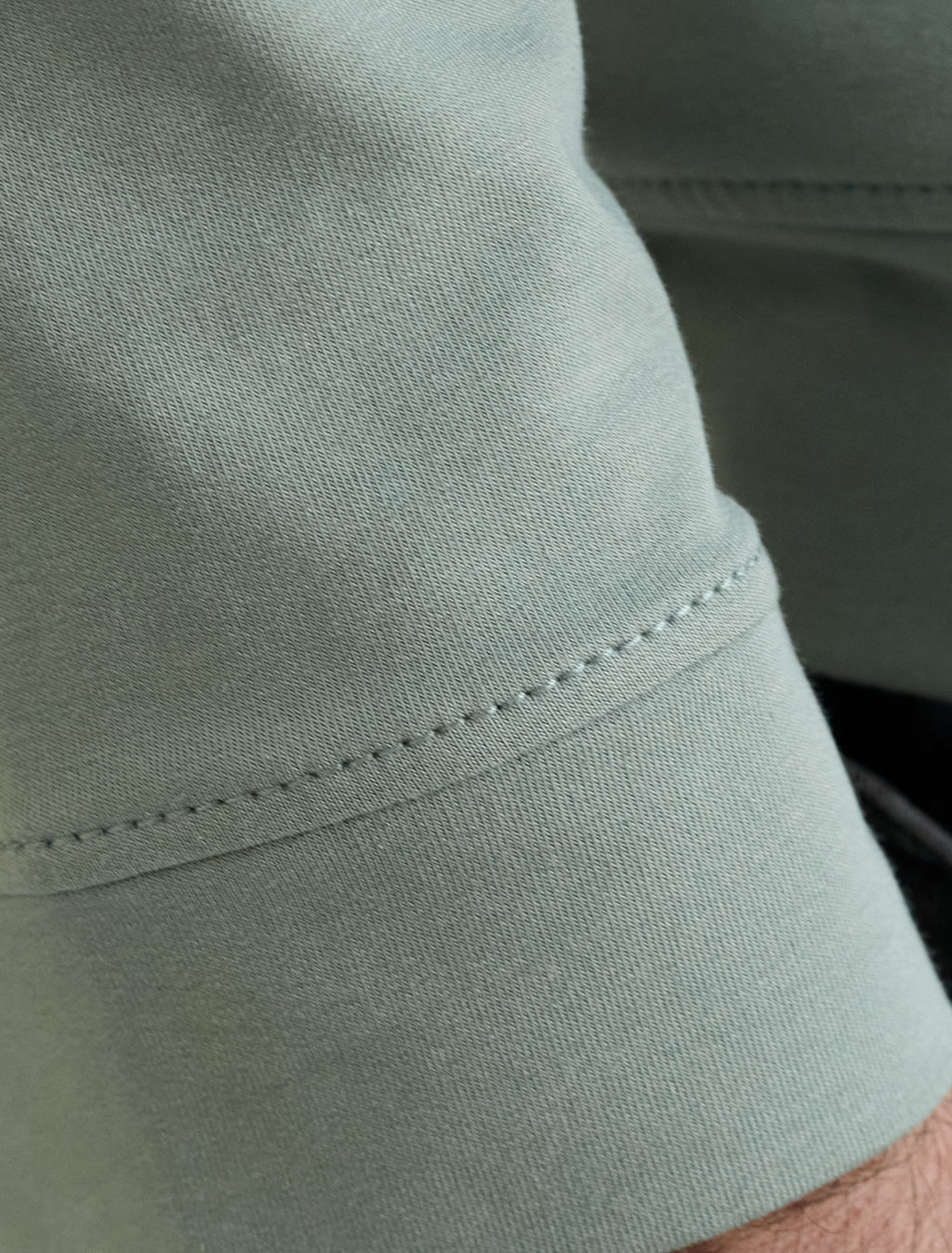 Свитшот с воротом стойкой на молнии из эластичного футера двухнитки - Vilatte фото 6