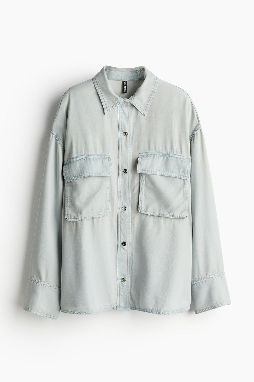 Camisa denim oversize - H&m фото 4