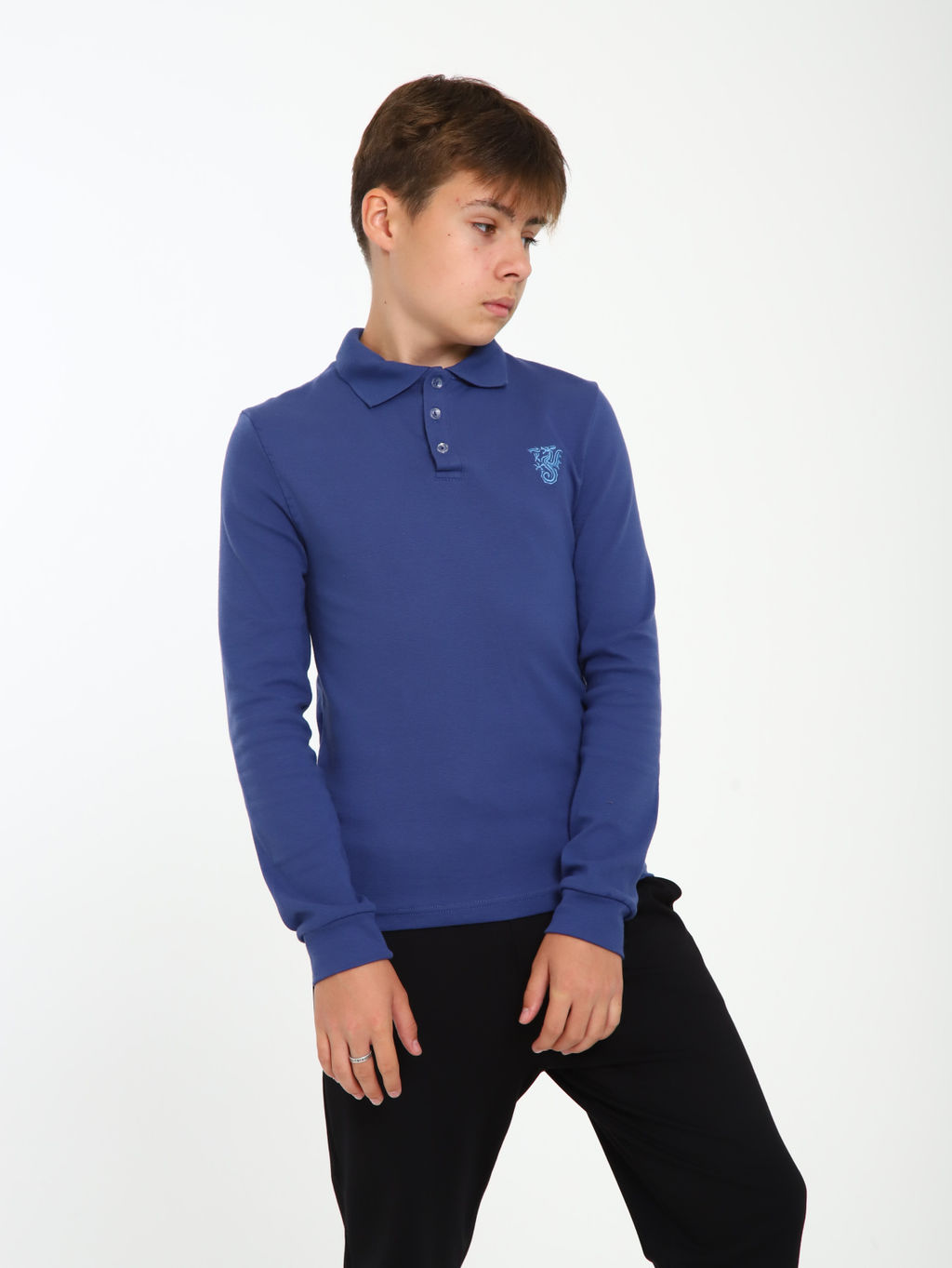 Рубашка-поло "Павел" индиго