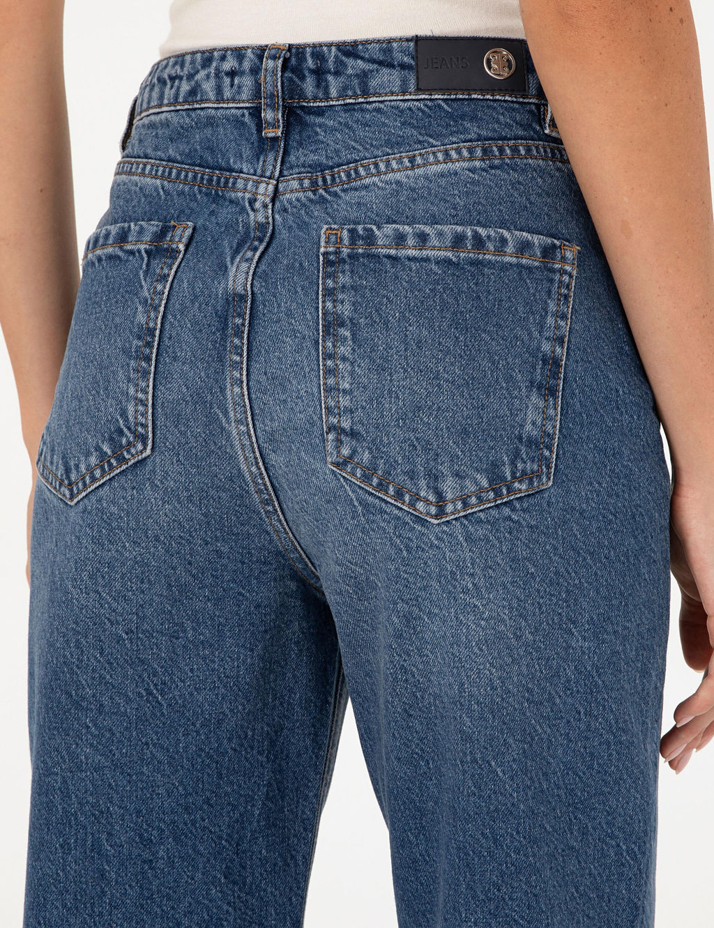 _ndigo Mom High Waist Fit Jean Pantolon