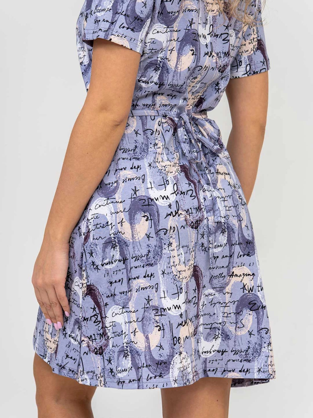 Халат женский, цвет фиолетовый