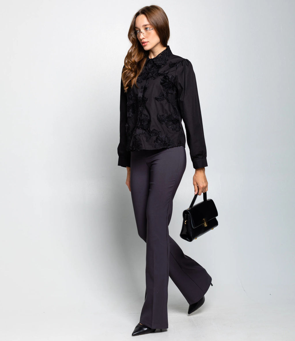 Блуза #КТ3018 (1), чёрный