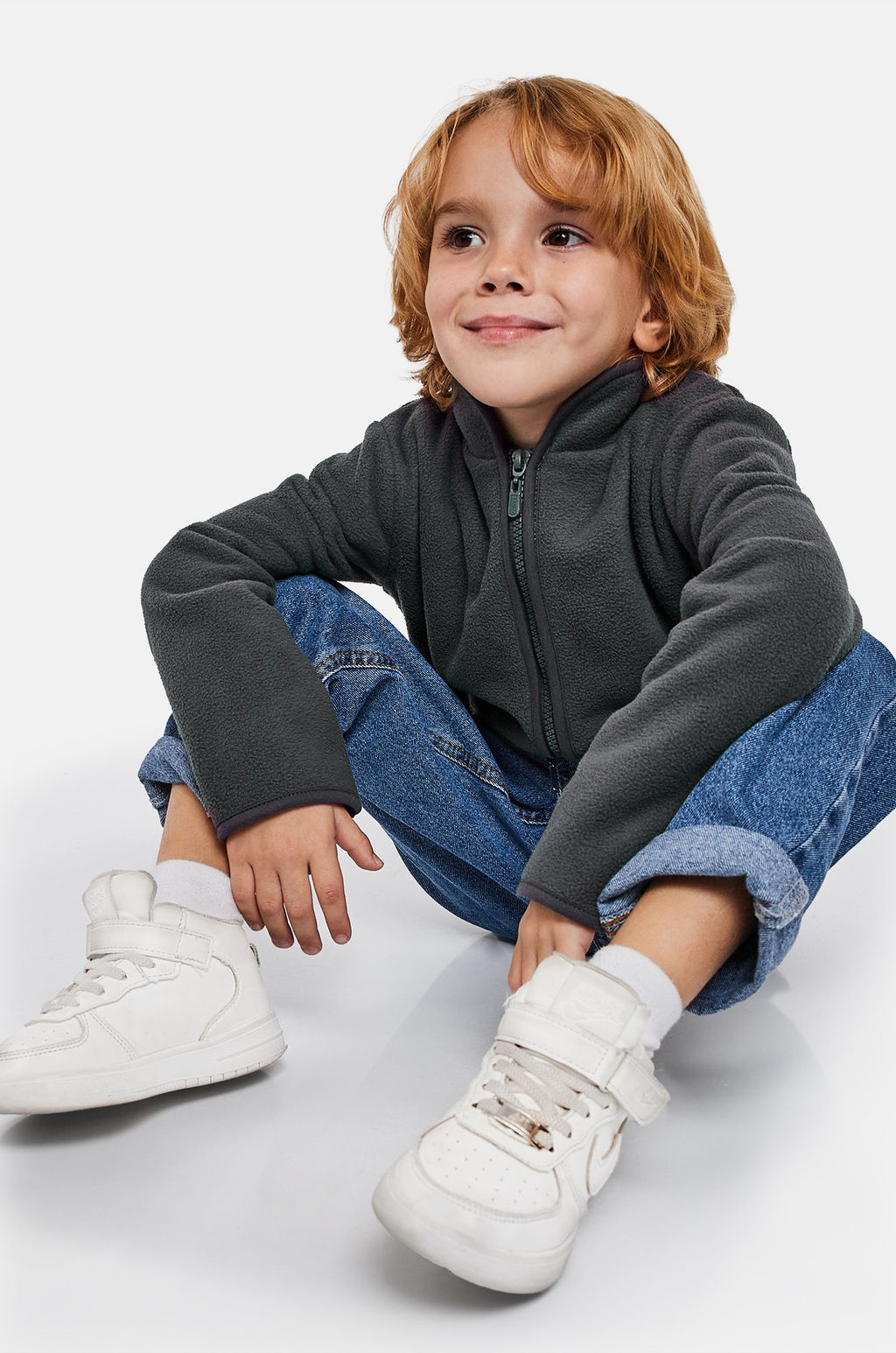 Флисовая толстовка для девочки Happy Fox фото 86