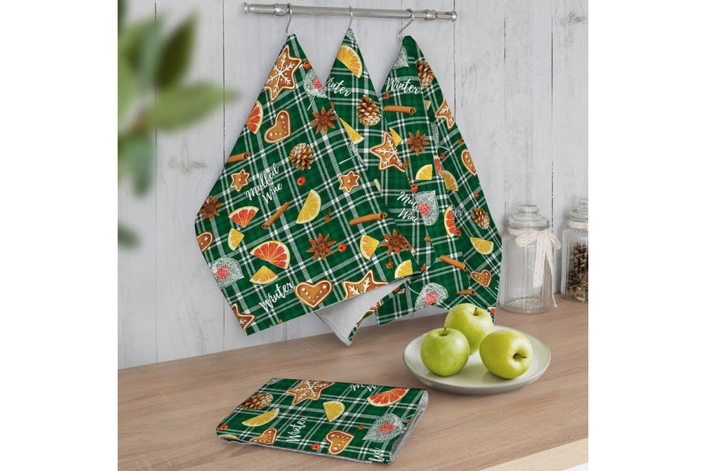 Вафельное полотенце 40х75 (1 шт.) в коробке-шоколадке ПВ 484 тдл (500026/1) - Наталья-текстиль фото 2