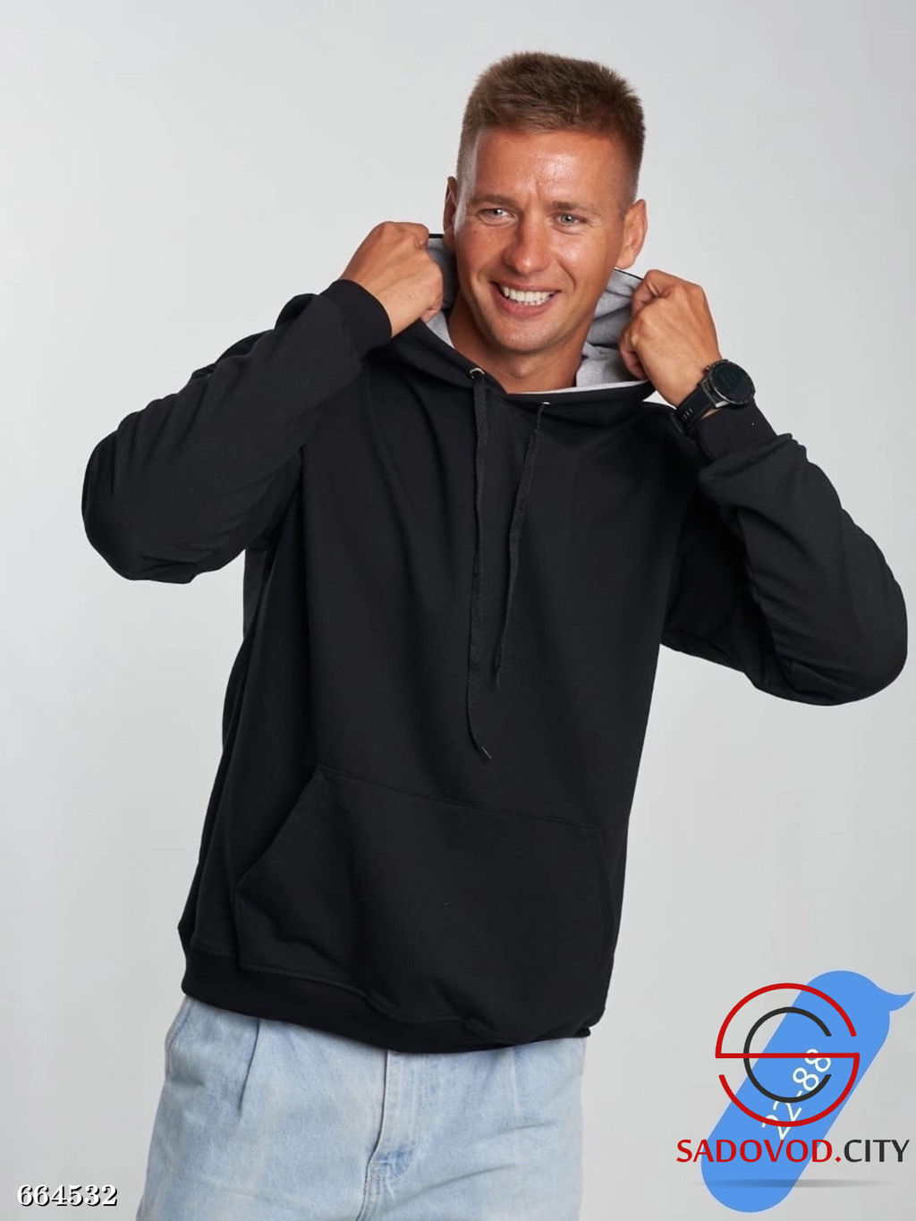 Мужская толстовка с капюшоном - Bruno фото 3
