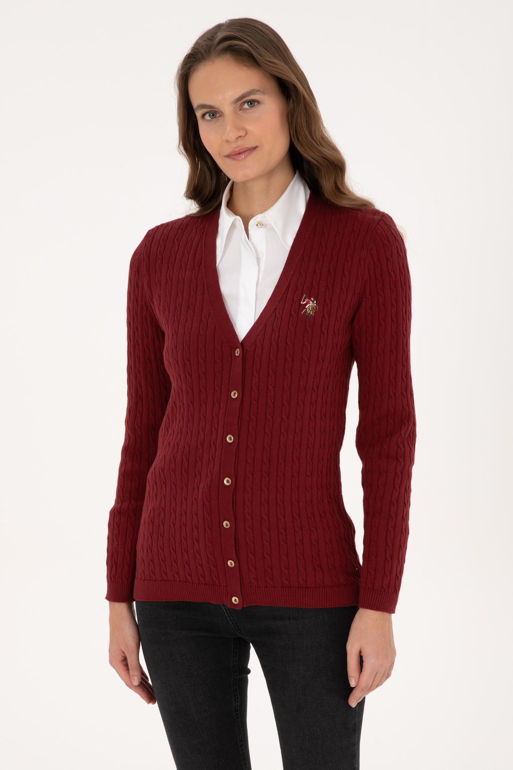 Kad_n Bordo Basic Triko H_rka - U.s. polo assn фото 3
