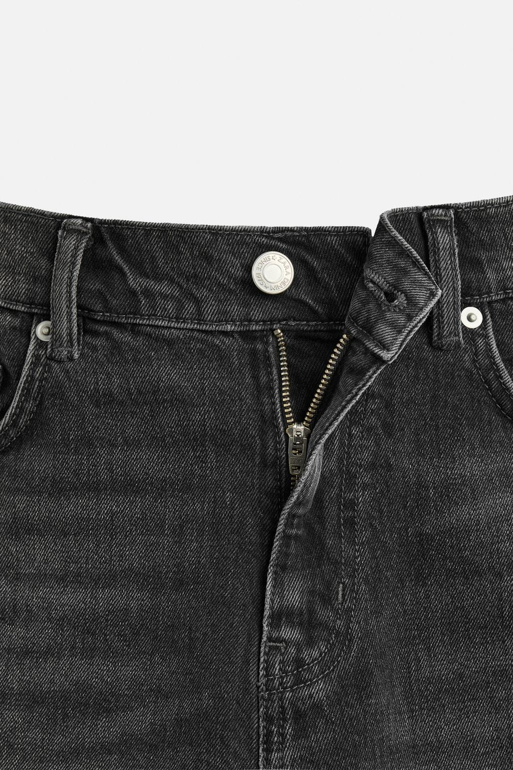 REGULAR FIT DENIM BERMUDA SHORTS - Zara фото 6