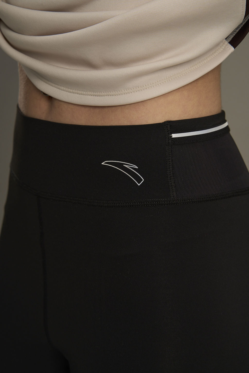 Тайтсы Черный ANTA RUNNING Tight Pants