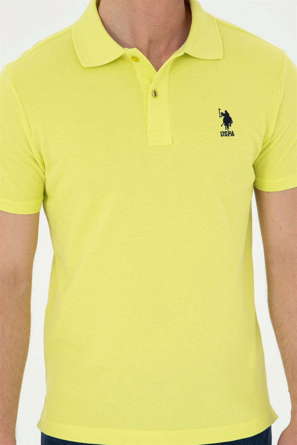 U. S. Polo Assn / Мужская базовая футболка фисташкового цвета - U.s. polo assn фото 6