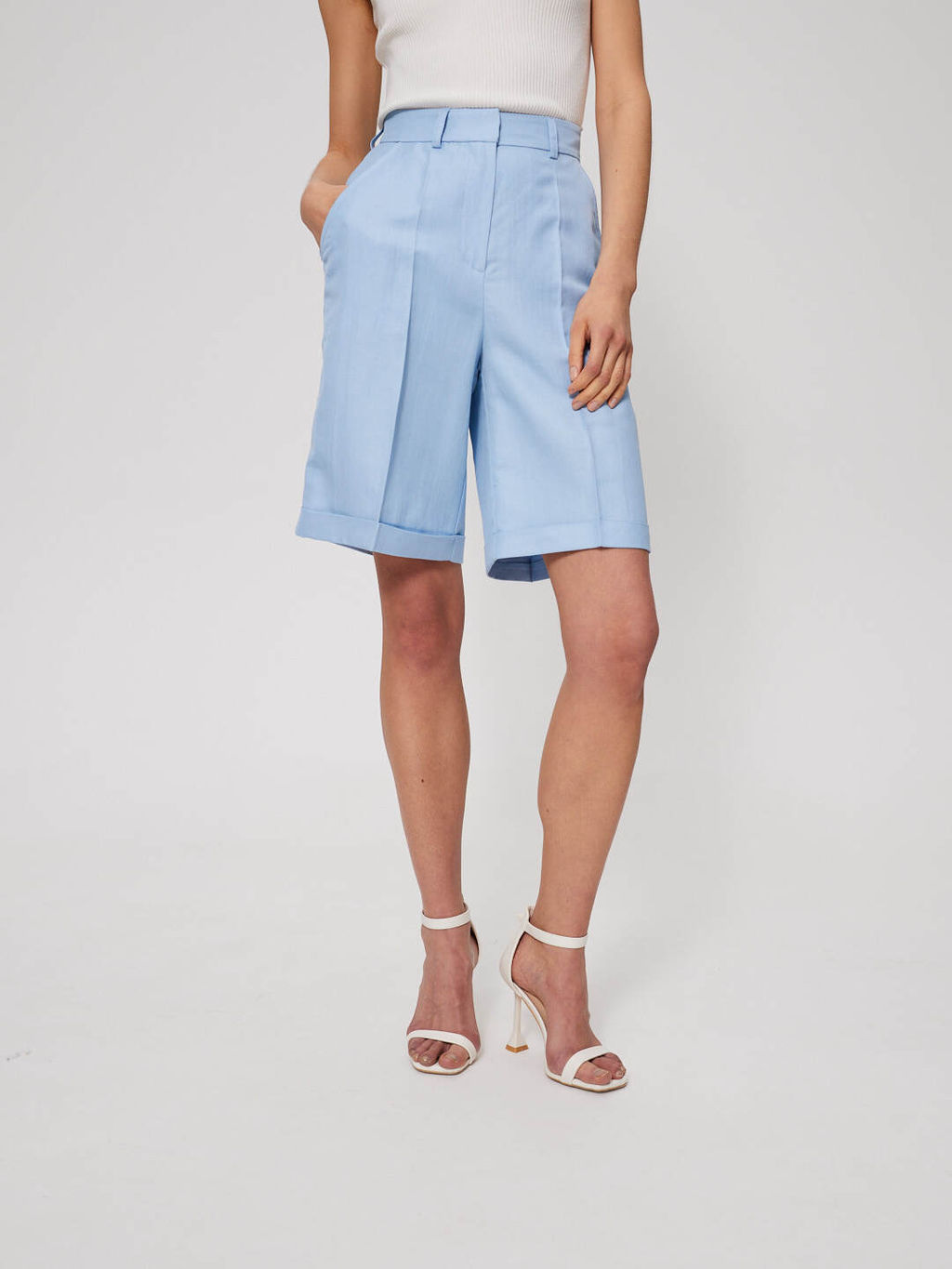 Шорты 322.090057/голубой - Seven senses фото 3