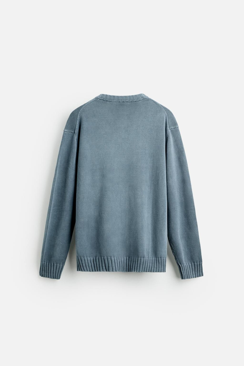 TEXTURED WASHED SWEATER - Zara фото 8