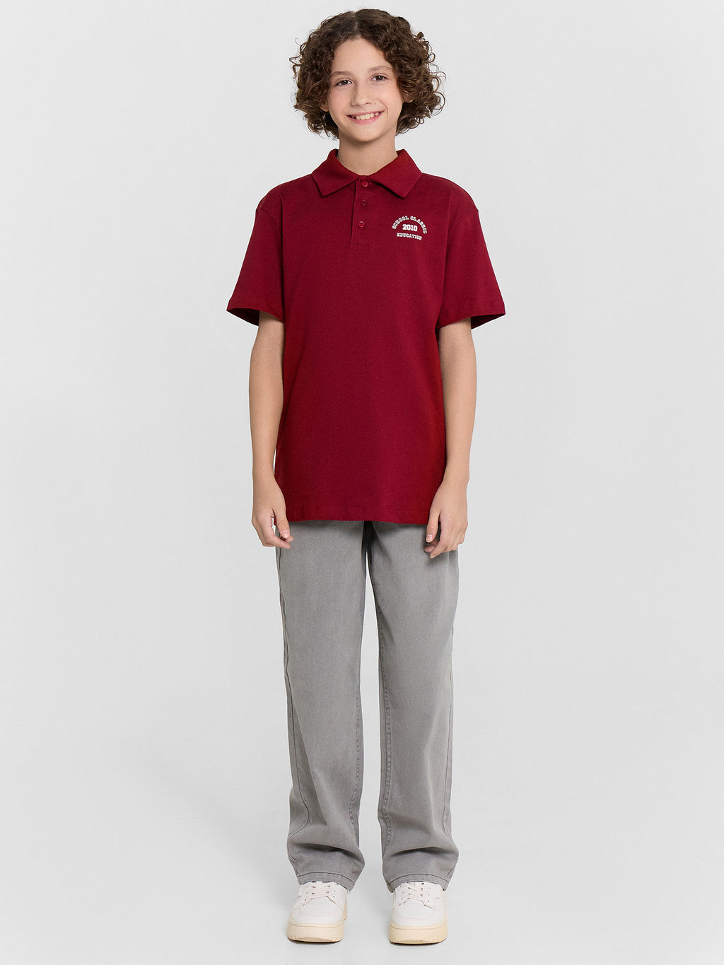 Джинсы для мальчиков серые - Mark formelle фото 4