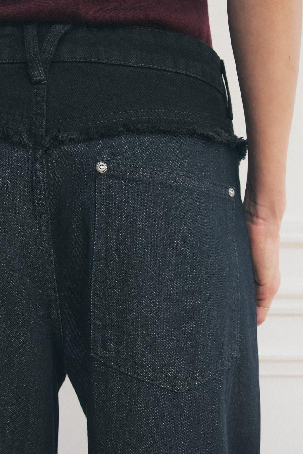 ZW COLLECTION BARREL MID-RISE JEANS - Zara фото 6