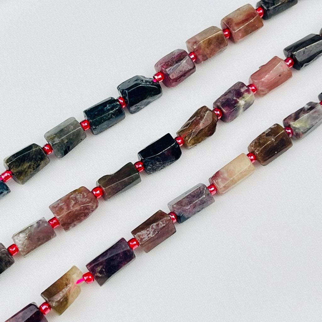 Бусины для украшений из Турмалина микс 40 см
