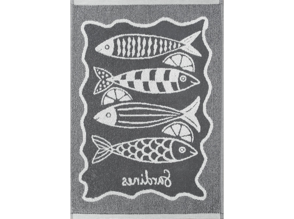 Полотенце махровое 3с103.414ж1 Сардины(графит6) 50х70 см