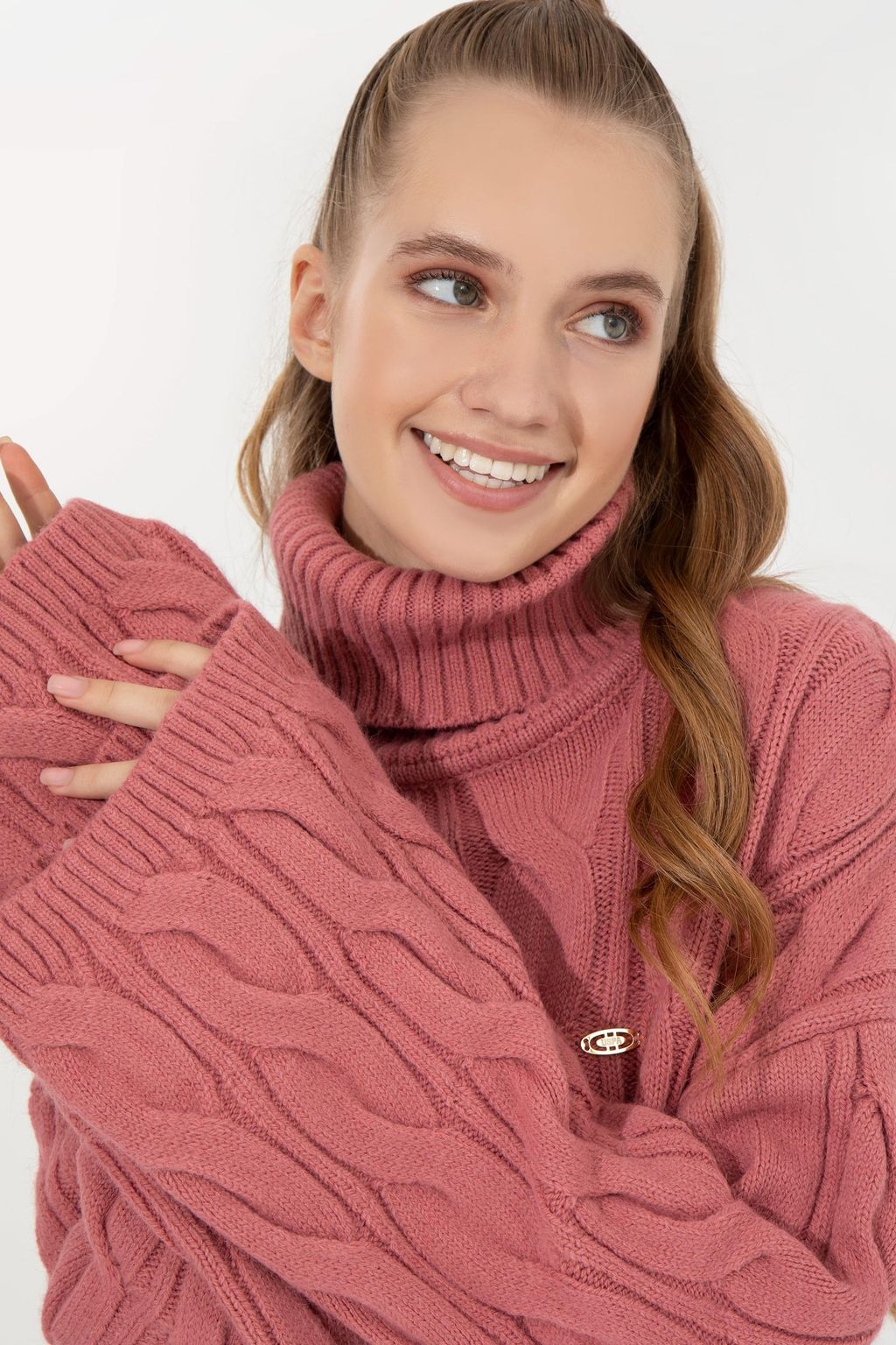 U. S. Polo Assn Женская розовая водолазка - U.s. polo assn фото 2