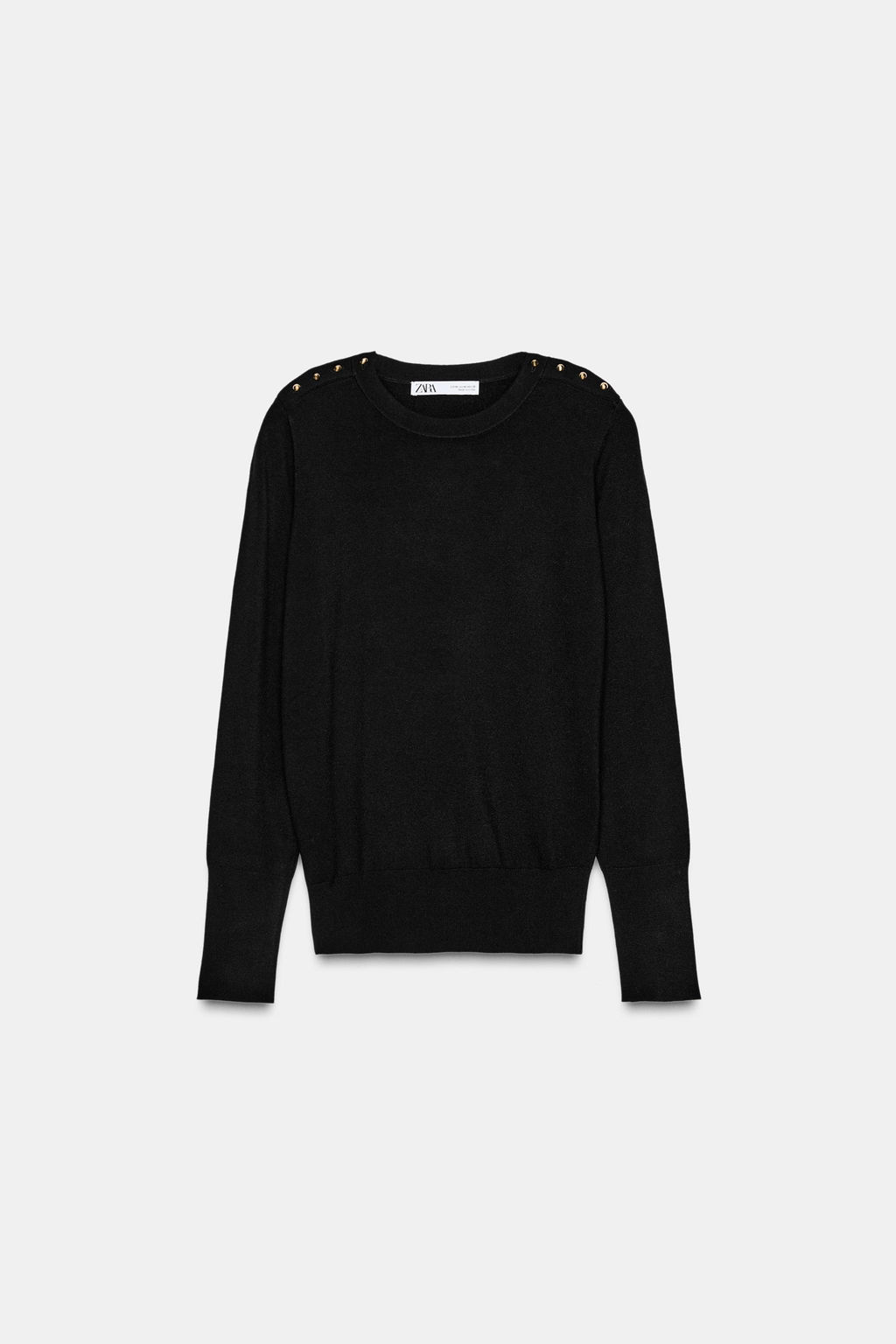 BUTTON KNIT JUMPER - Zara фото 5