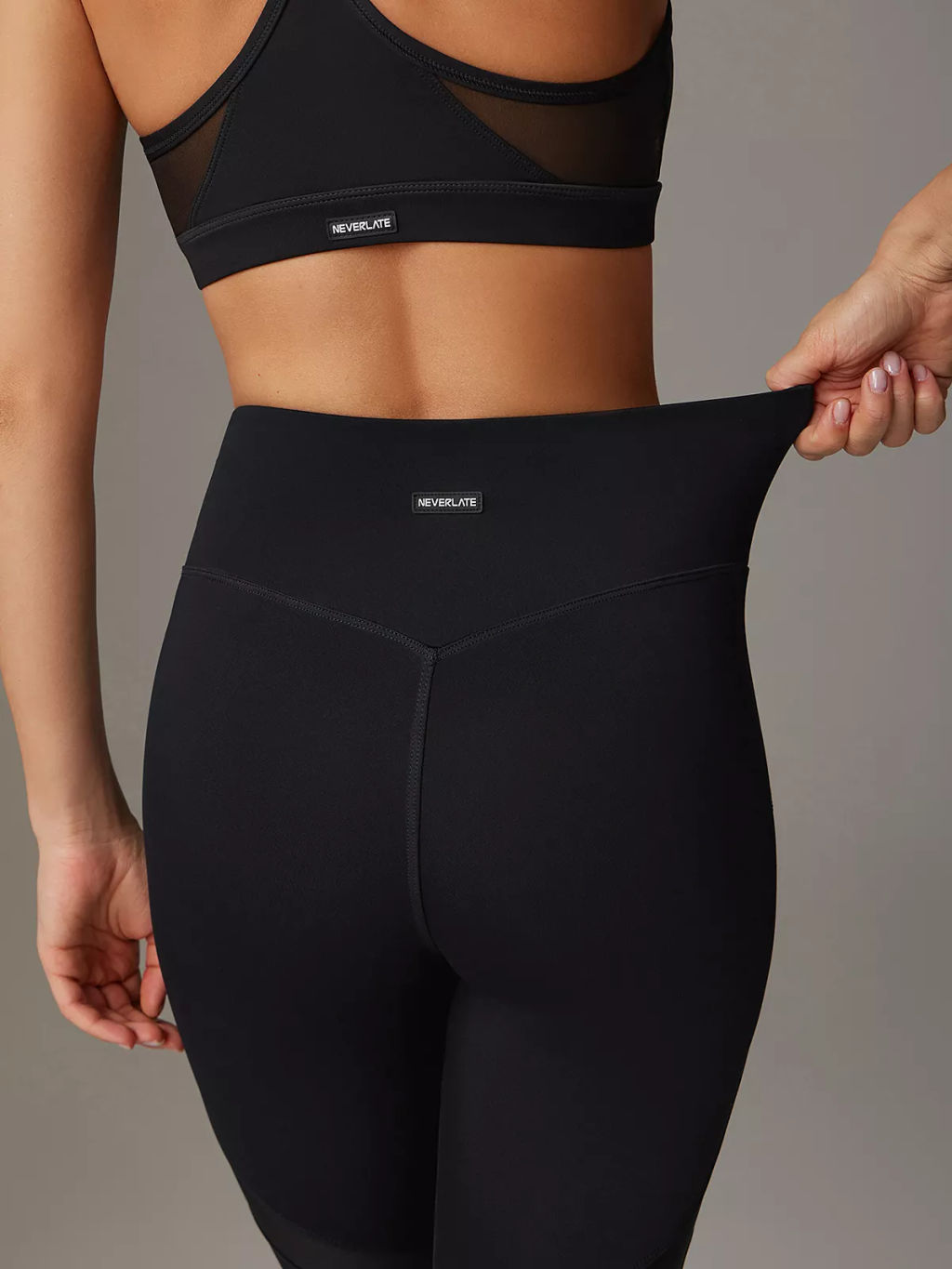 Моделирующие леггинсы со вставками из перфорированной сетки - Eazyway фото 3