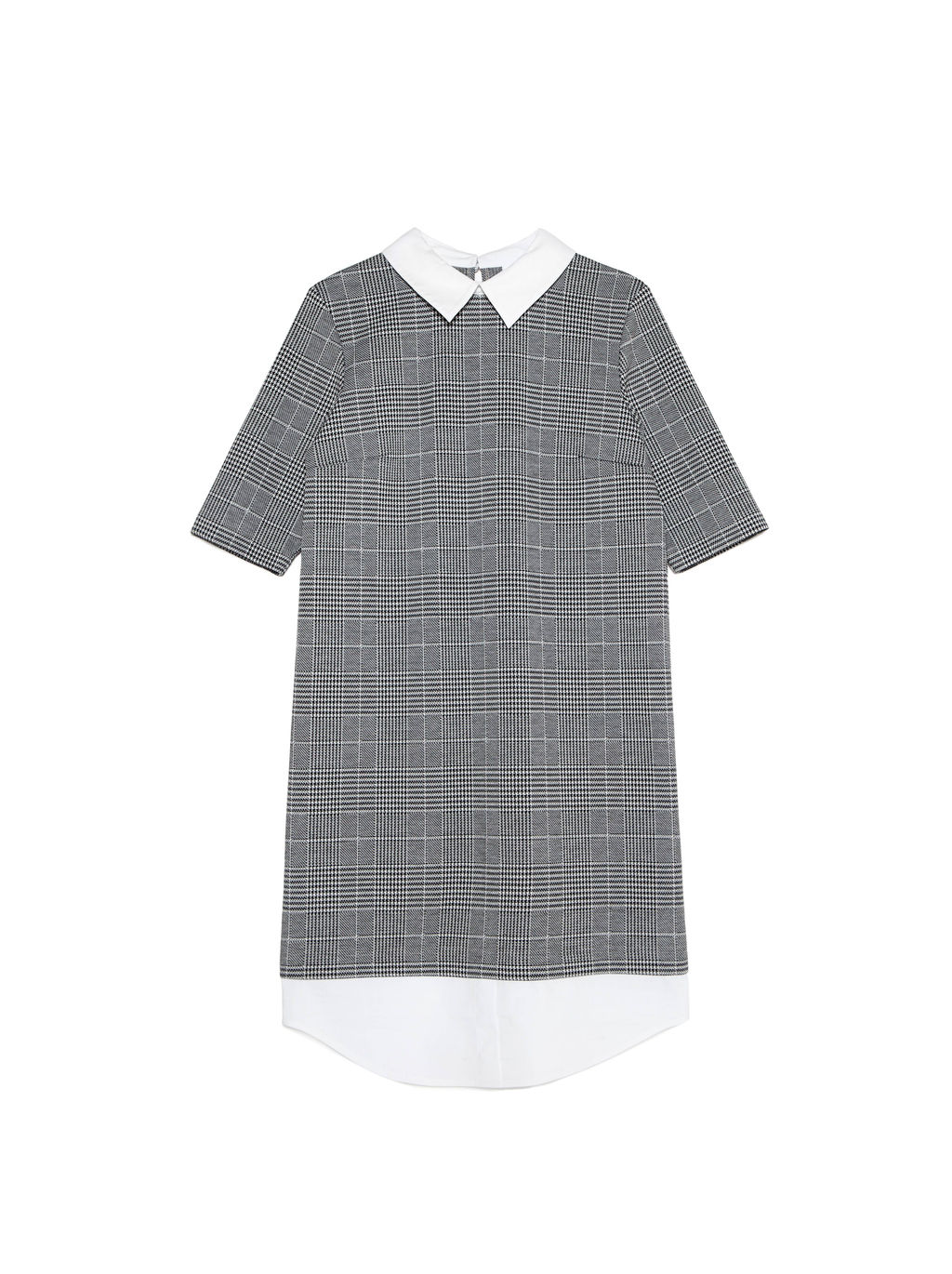 CONTE Платье с имитацией рубашки LPL 1052 grey-ivory check - Conte elegant фото 4