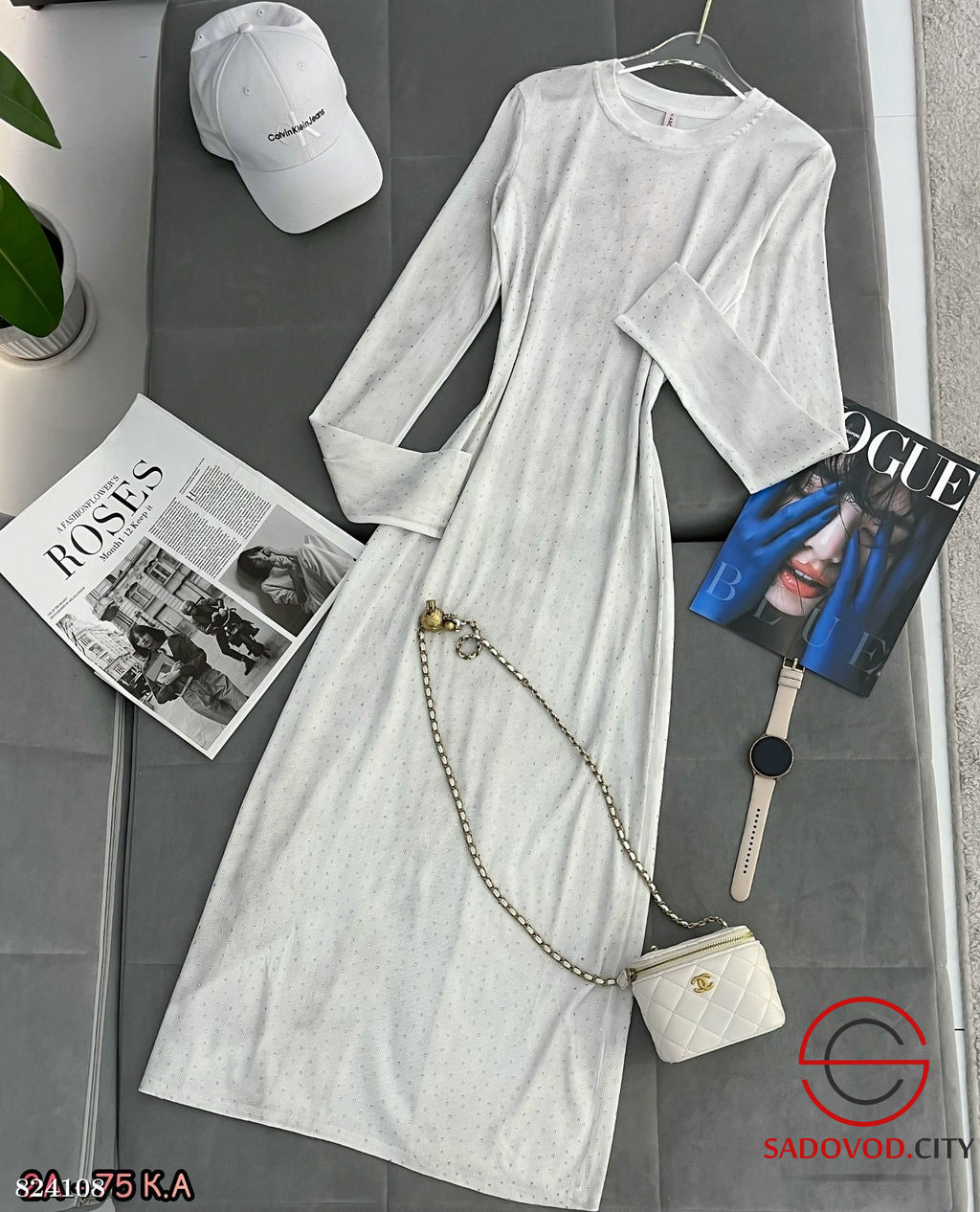 Платье женское в длине макси