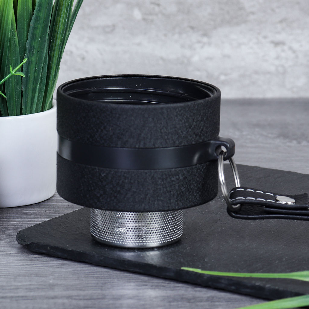 Термос для заваривания чая с ситом 350 мл двойное стекло / YE-123 / уп 60/ - ГалеонТрейд фото 7