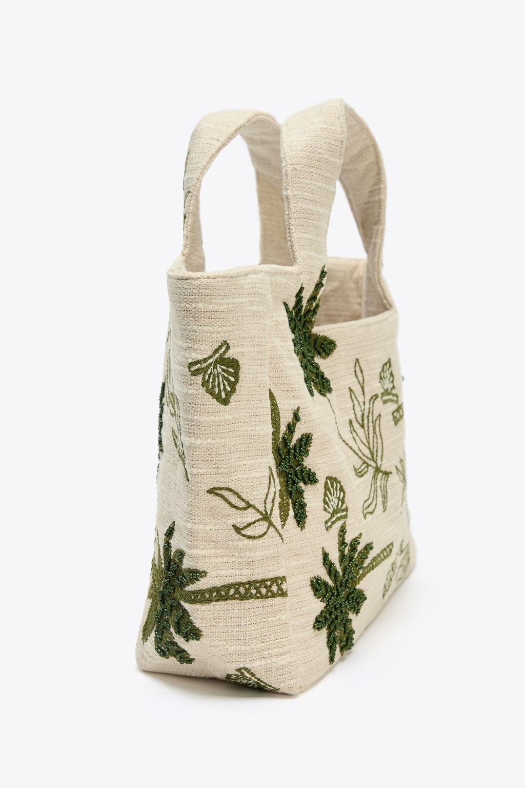 EMBROIDERED FABRIC TOTE BAG - Zara фото 4