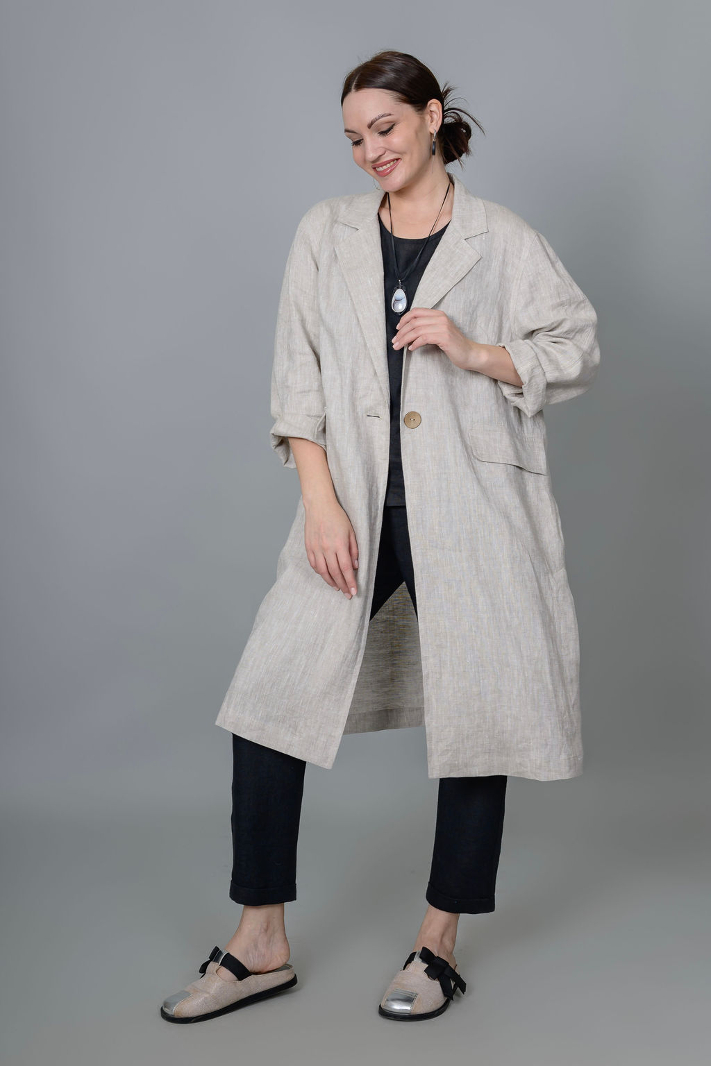 Жакет 100% лен