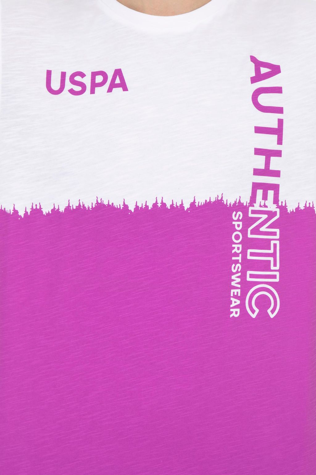 U. S. Polo Assn Мужская фиолетовая футболка с круглым вырезом - U.s. polo assn фото 6