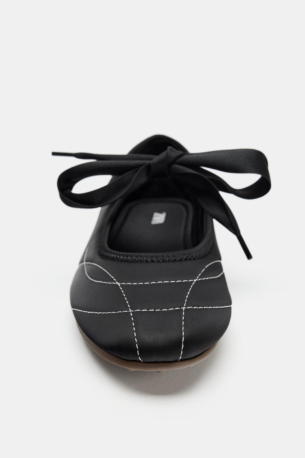 SPORTY TOPSTITCHED BALLET FLATS - Zara фото 3