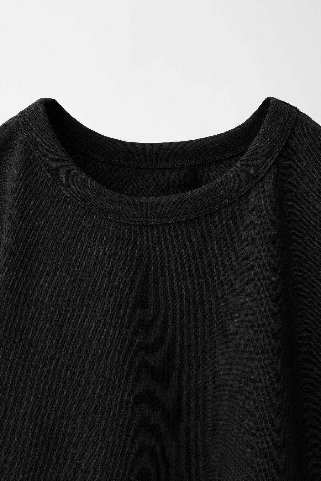 CONJUNTO CAMISETA Y PANTAL?N BALLOON EFECTO LAVADO / Negro - Zara фото 6