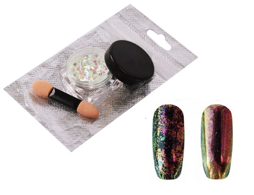 Nail Art Втирка Хлопья Юки, №116 116  фото 2