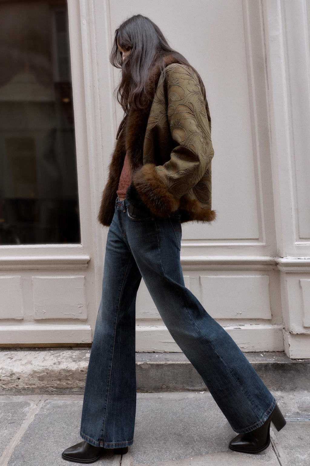 Z1975 LOW-RISE BOOTCUT JEANS - Zara фото 3