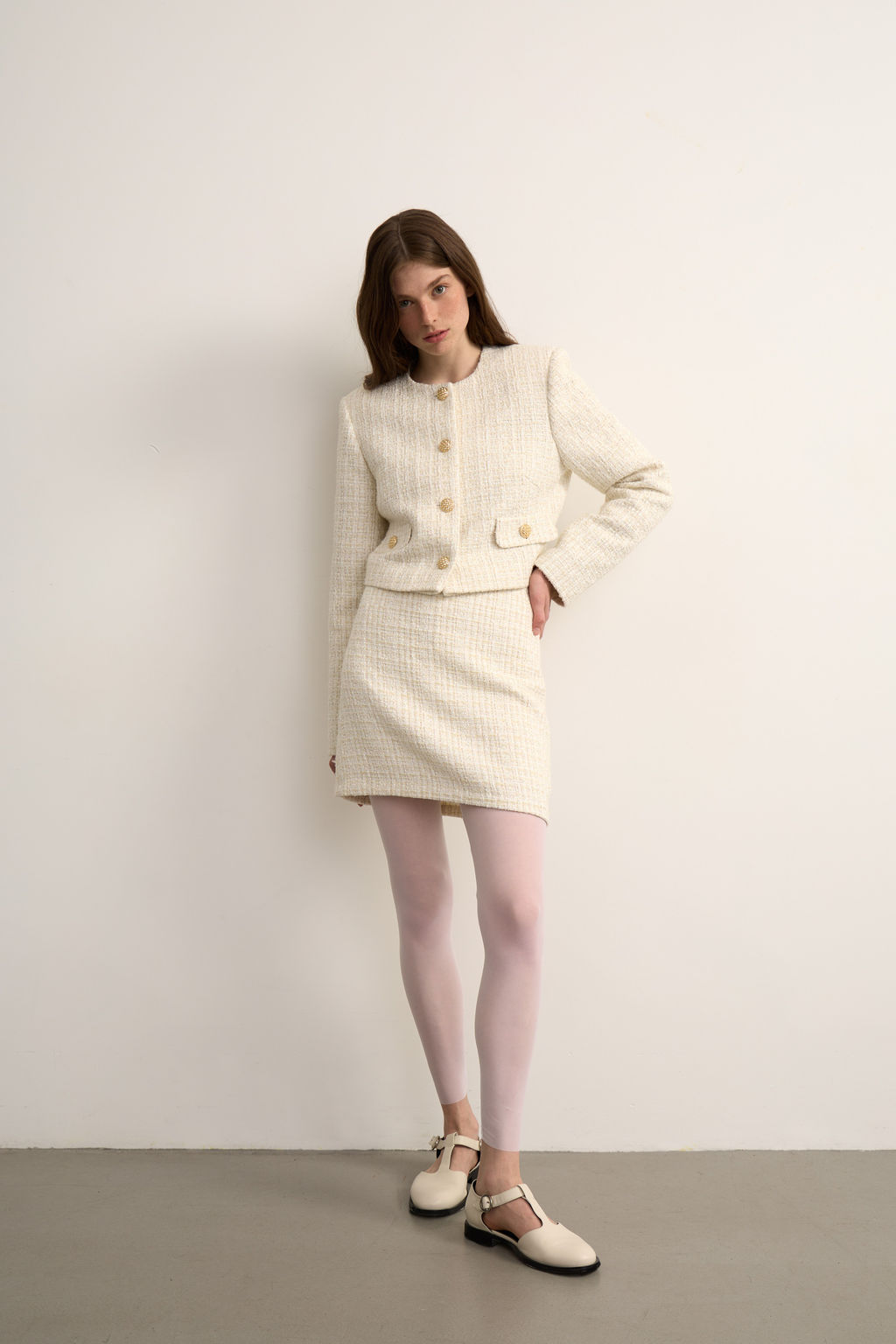 Юбка мини из твида - Mollis фото 2