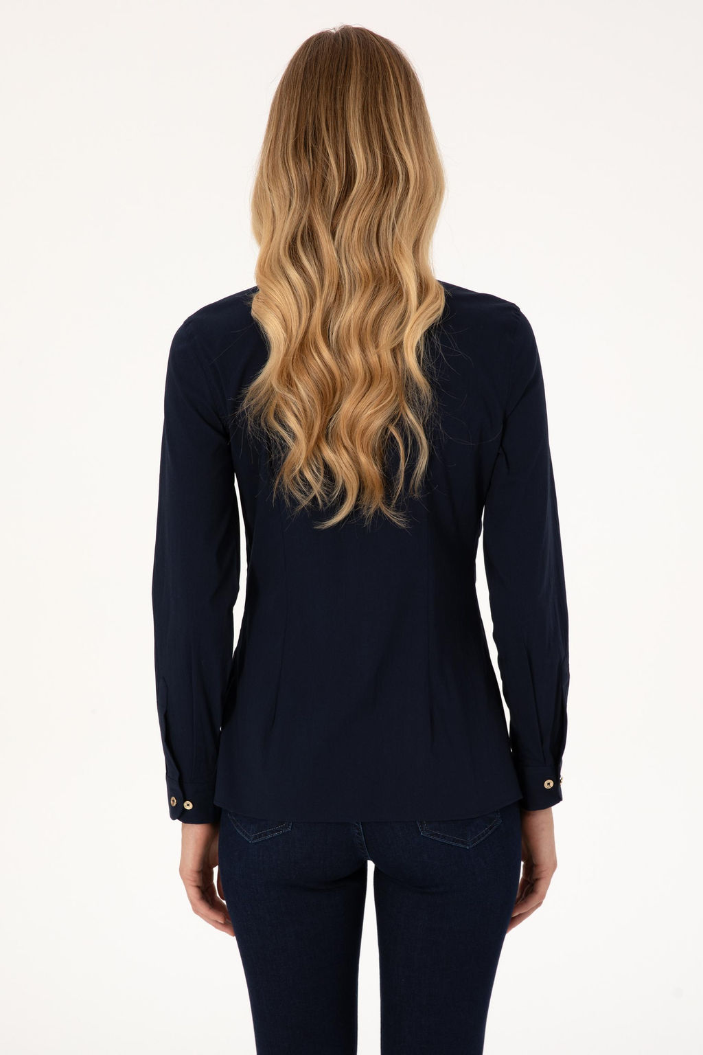 Kad_n Lacivert Uzun Kollu Basic G_mlek - U.s. polo assn фото 5