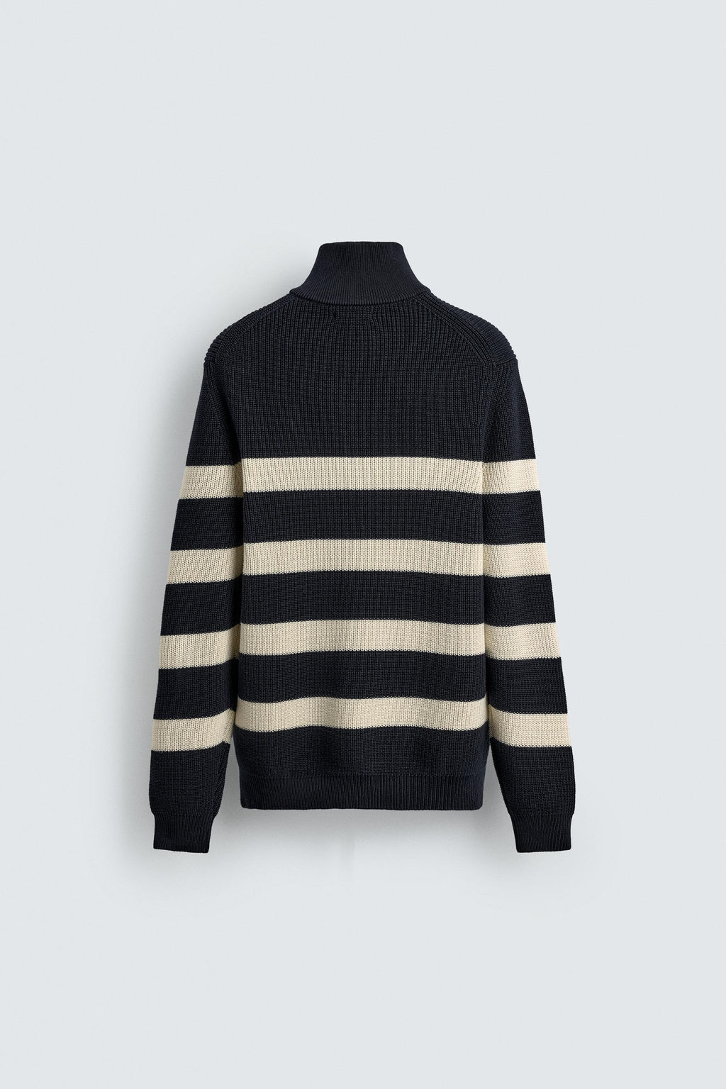 PURL KNIT QUARTER-ZIP JUMPER - Zara фото 8